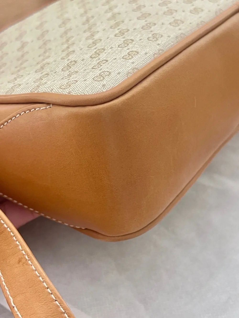 RARE AUTHENTIC VINTAGE Gucci GG Sherry Line Pochette - Picture 9 of 14